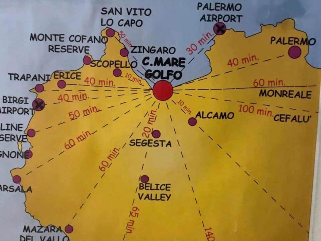 Casa Vacanza Corallo Castellammare del Golfo Kültér fotó